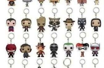 Llaveros funko pop y baby Groot