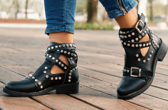 Botas de cuero con hebilla (40% de descuento)