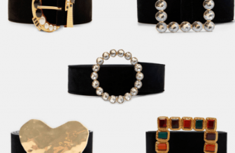 Cinturones con pedrería