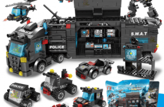 Juguetes de construcción con muchas piezas: bomberos, policia…