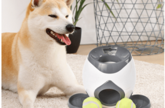 Lanzapelotas automático para perros