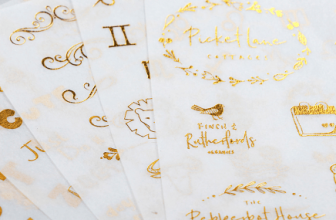 Pack 6 láminas de pegatinas doradas