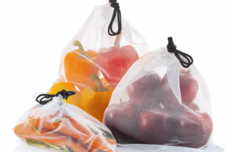 Bolsas de tela orgánica para fruta/verdura