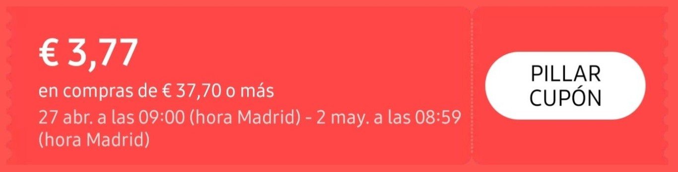 CUPÓN DESCUENTO ALIEXPRESS