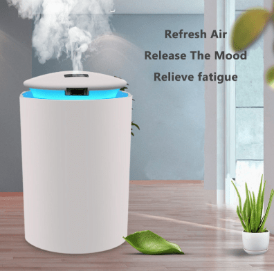Mini humidificador de aire Eloole con botella aromática difusora, iluminación led y nebulizador