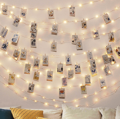 Cadena de luces led con clip (medidas: 2m/5m/10m) 25 % de descuento