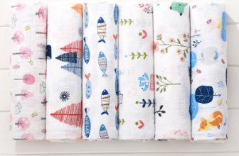 Muselinas para bebé con diferentes estampados