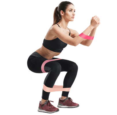 Bandas elásticas para hacer ejercicio en casa