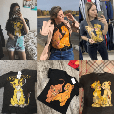 Camisetas Disney para mujer (manga corta) 40% de descuento