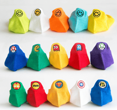 Calcetines de superhéroes para niños