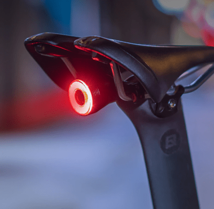 Luz de bicicleta a prueba de lluvia Rockbros (delantera y trasera)