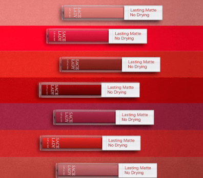 Pintalabios de larga duración mate Sace (23 tonos)