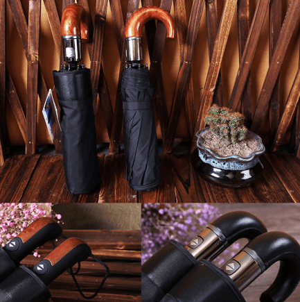 Paraguas automáticos con resistencia al viento