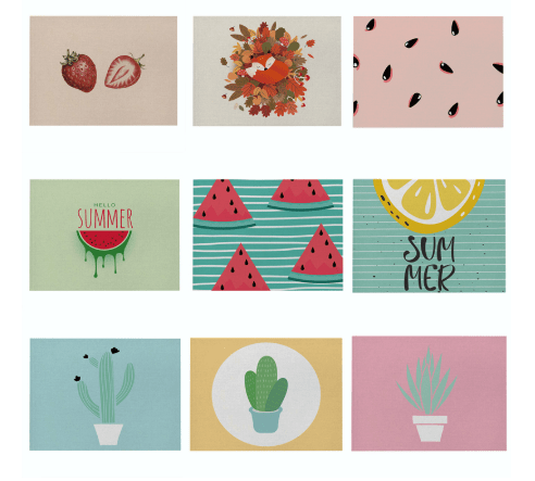 Manteles individuales para mesas