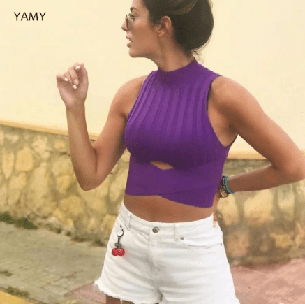 Top sin mangas para mujer (41% descuento)