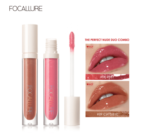 Pintalabios Focallure con brillo (resistente al agua)