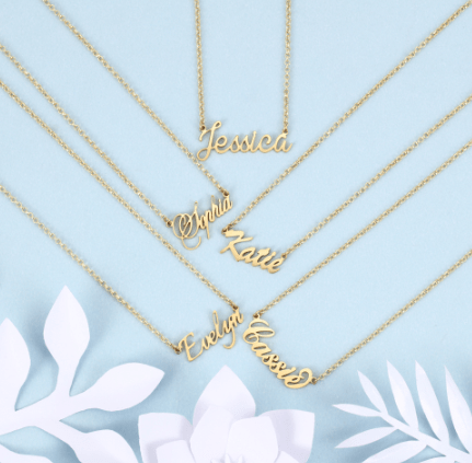 Collar con nombre personalizable (plata de ley 925)