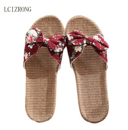 Sandalias de lino para mujer