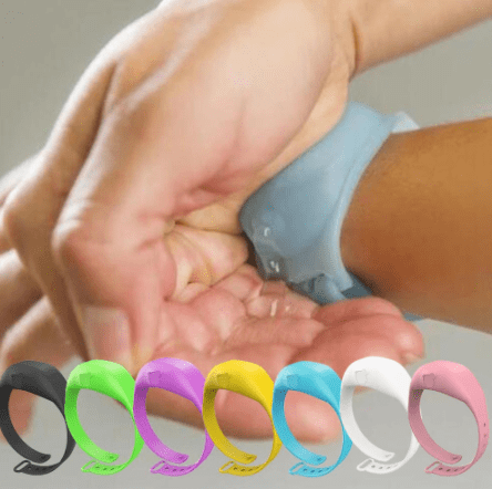 Pulsera dispensadora del gel hidroalcohólico