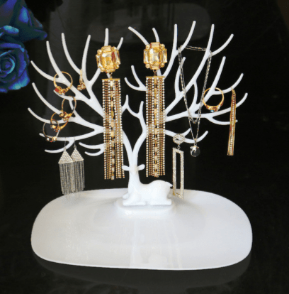 Soporte para joyas (con forma de árbol en distintos colores)