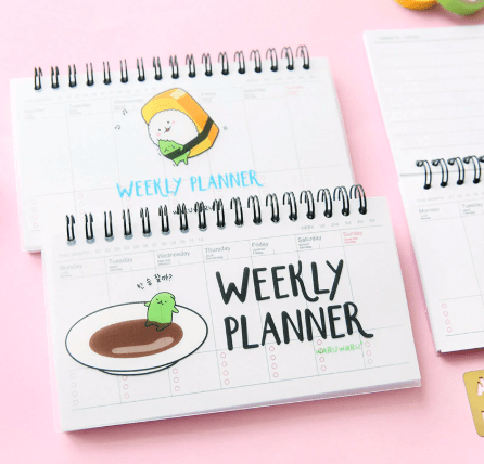 Planificador semanal (80 hojas) 60% descuento