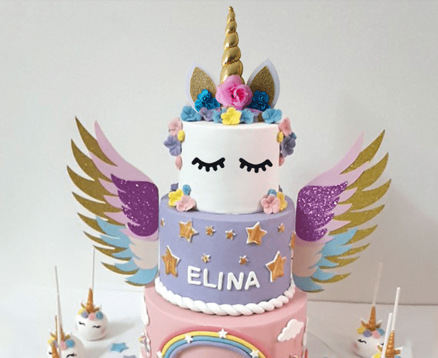 Decoraciones para pasteles de unicornios (y otros tipos)