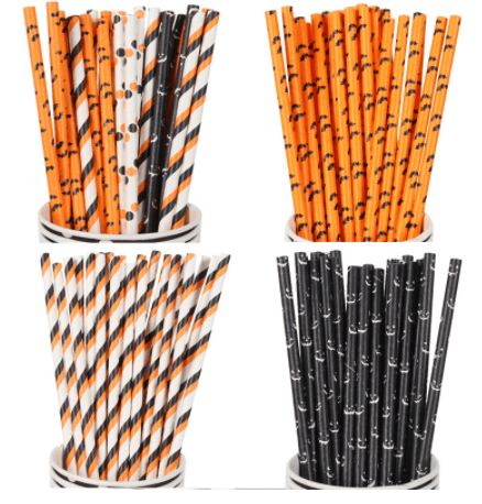 Pack 25 pajitas de halloween