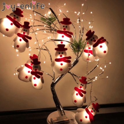 Guirnaldas navideñas con luces led