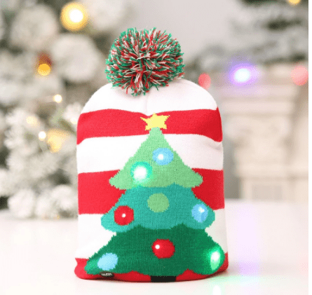 Gorros de navidad con luces Led (24% descuento)