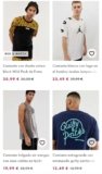 [ REBAJAS ] Camisetas varias marcas
