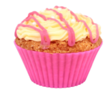 Pack 12 moldes de silicona redondos (para magdalenas)