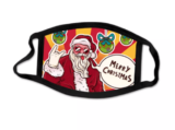 Mascarillas de tela con motivos navideños