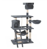 Rascador gato, centro de juegos y descanso (140cm de altura)