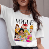 Camisetas de mujer Disney Vogue (70% de decuento)