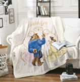 Manta de La Bella y la Bestia (Disney) 41% descuento