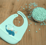 Baberos de silicona impermeables