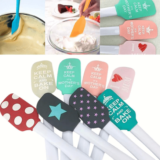 Espátulas de silicona con diferentes mensajes