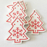 Pack 5/10 maderitas de navidad (scrapbook)