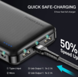 Batería externa (20000 mAh) Con cupón descuento