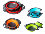 Colador de silicona plegable