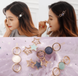 Pinzas para el pelo con perlas