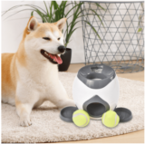 Lanzapelotas automático para perros