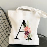 Bolsas de tela (lona) con iniciales (30% descuento)