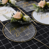 Adornos de metal para tartas