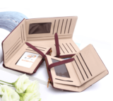 Cartera de cuero para mujer con tarjetero (50% descuento)