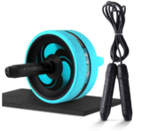 Rodillo y cuerda para saltar (gimnasio en casa)