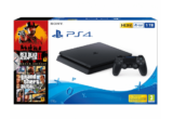 Play Station 4 1TB + Red Dead Redemption 2 + Grand Theft Auto V Premium Edition