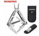 Alicates multifuncionales WORKPRO 16 en 1 (acero inoxidable) con cupón descuento
