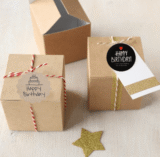 Mini cajas de cartón para regalos
